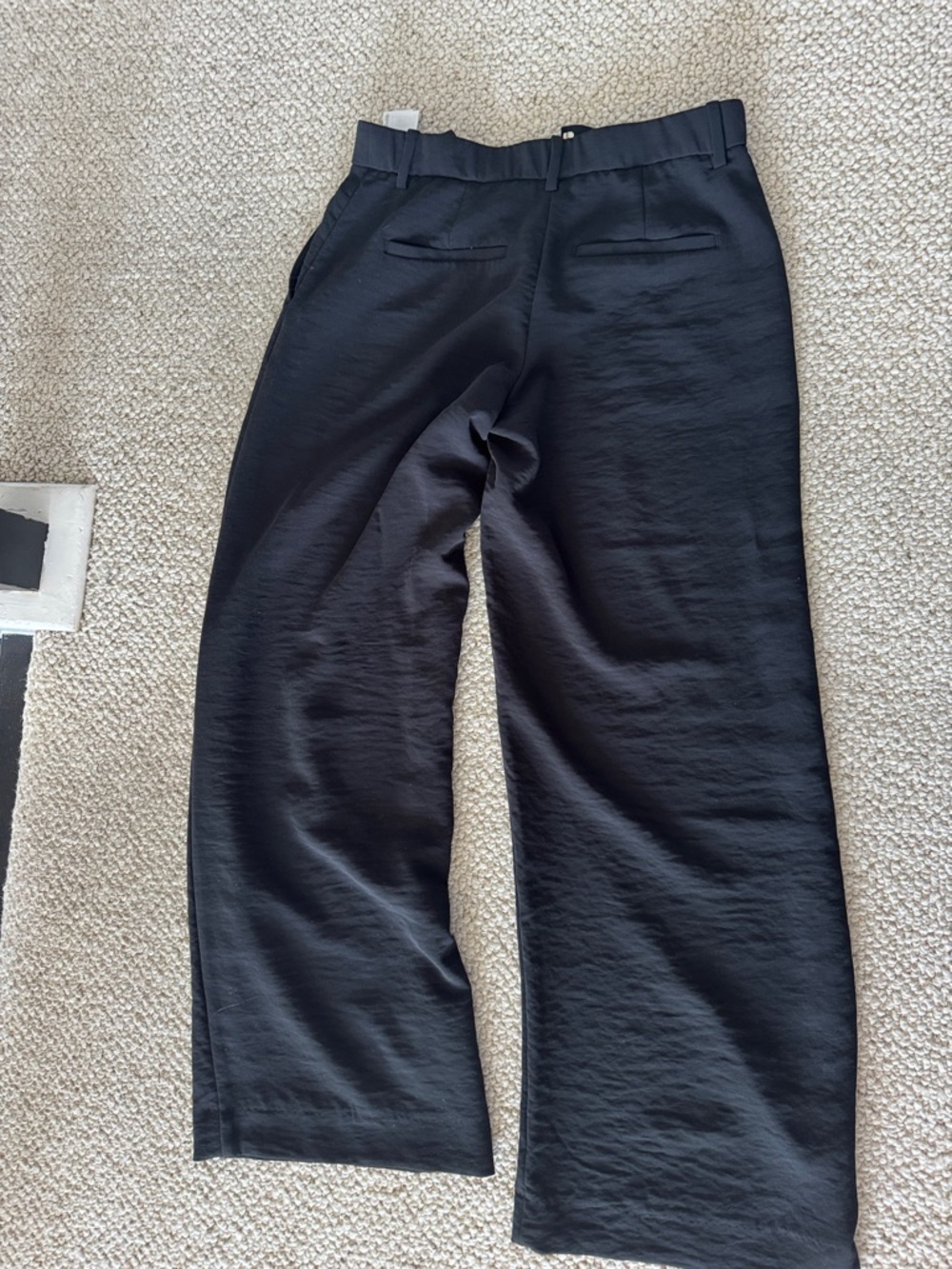 Abercrombie & Fitch Black Wide Leg Trousers - Picture 5 of 5
